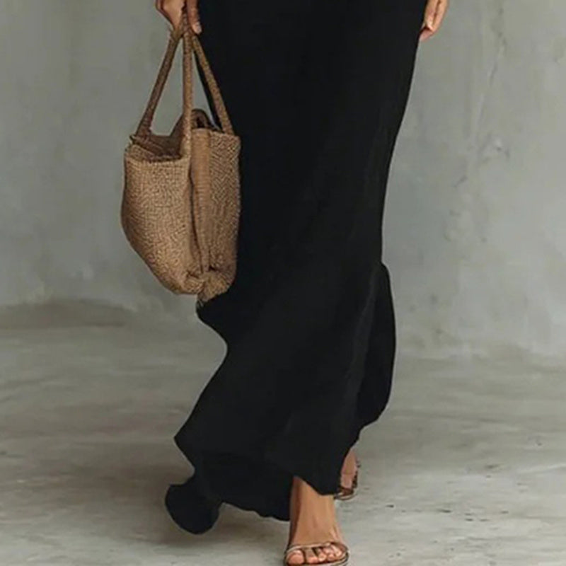 Women Long Sleeve Ruched Elegant Maxi Dress Button Down Shirt Long Dress With Belts
