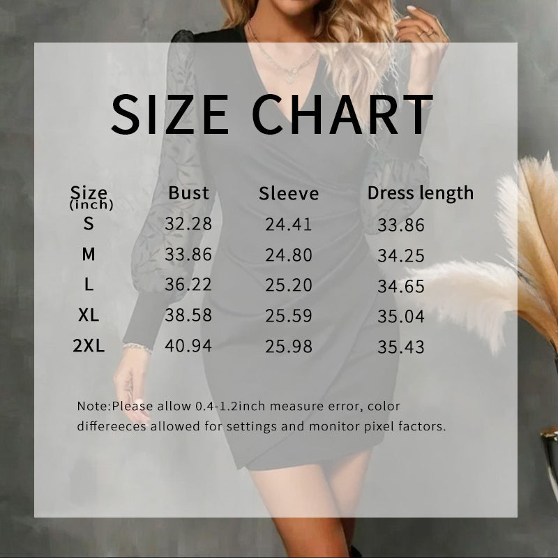 Women's Sexy Long Sleeve V Neck Ruched Bodycon Mini Party Cocktail Dress