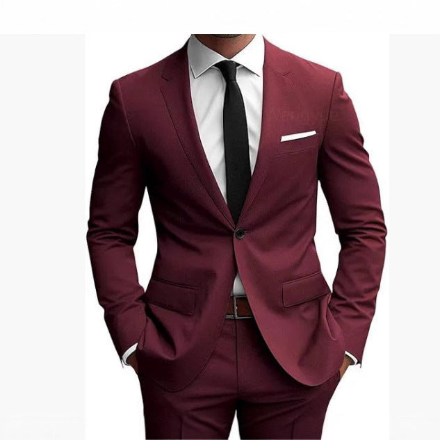 Two-piece Wedding Dinner Suit Jacket