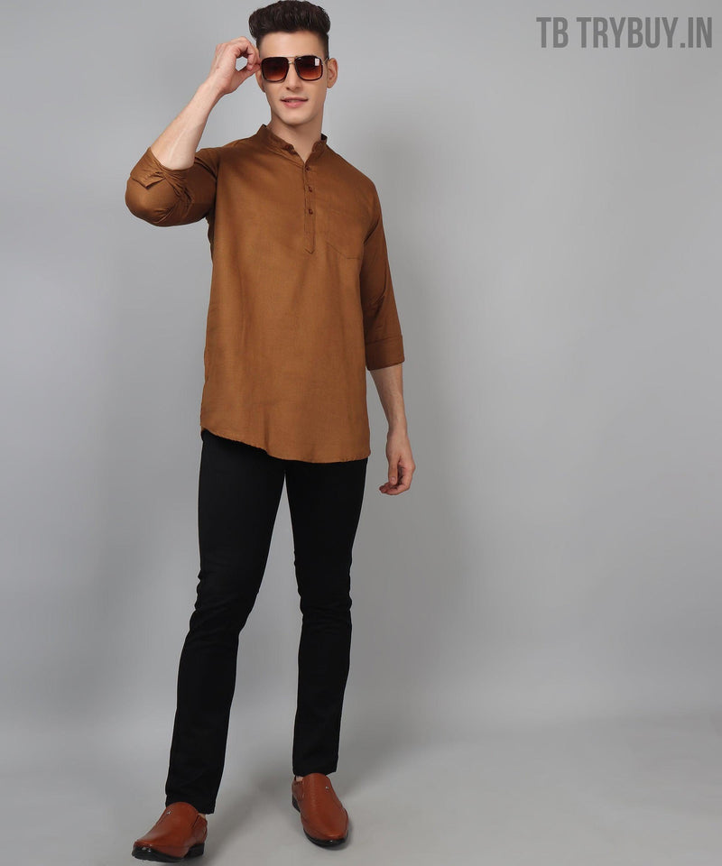 Luxe  Premium Fashionable Cotton Ethnic Kurta for Men