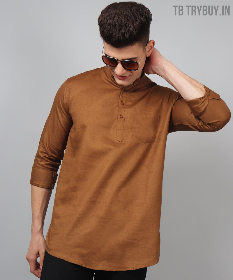 Luxe  Premium Fashionable Cotton Ethnic Kurta for Men